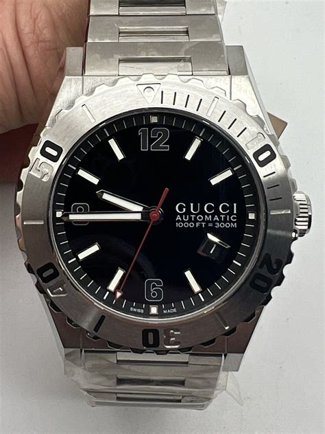 Gucci Pantheon [Box] GUCCI 115 XL Pantheon Divers Automatic 